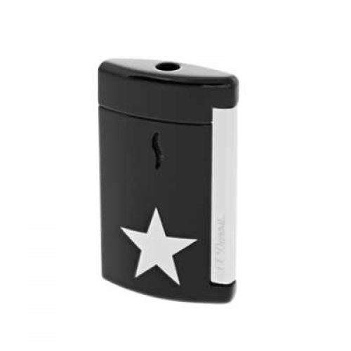 BRIQUET MINIJET STAR NOIR - BLANC