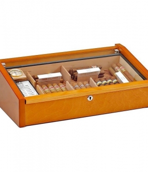Cave ADORINI Vega Deluxe mahogany mat 490 x 150 x 290 mm, 100 cigares