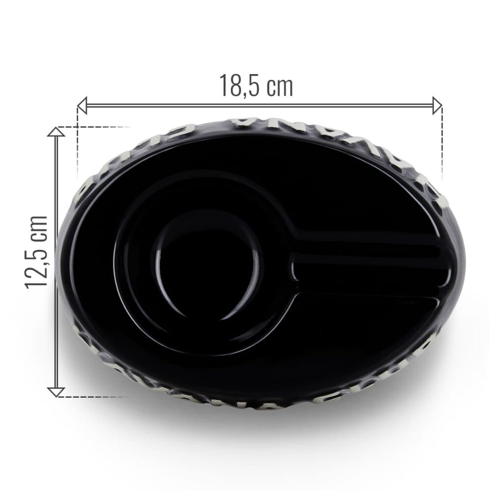 CENDRIER HAVANA CLUB EGOISTA NOIR – Image 2