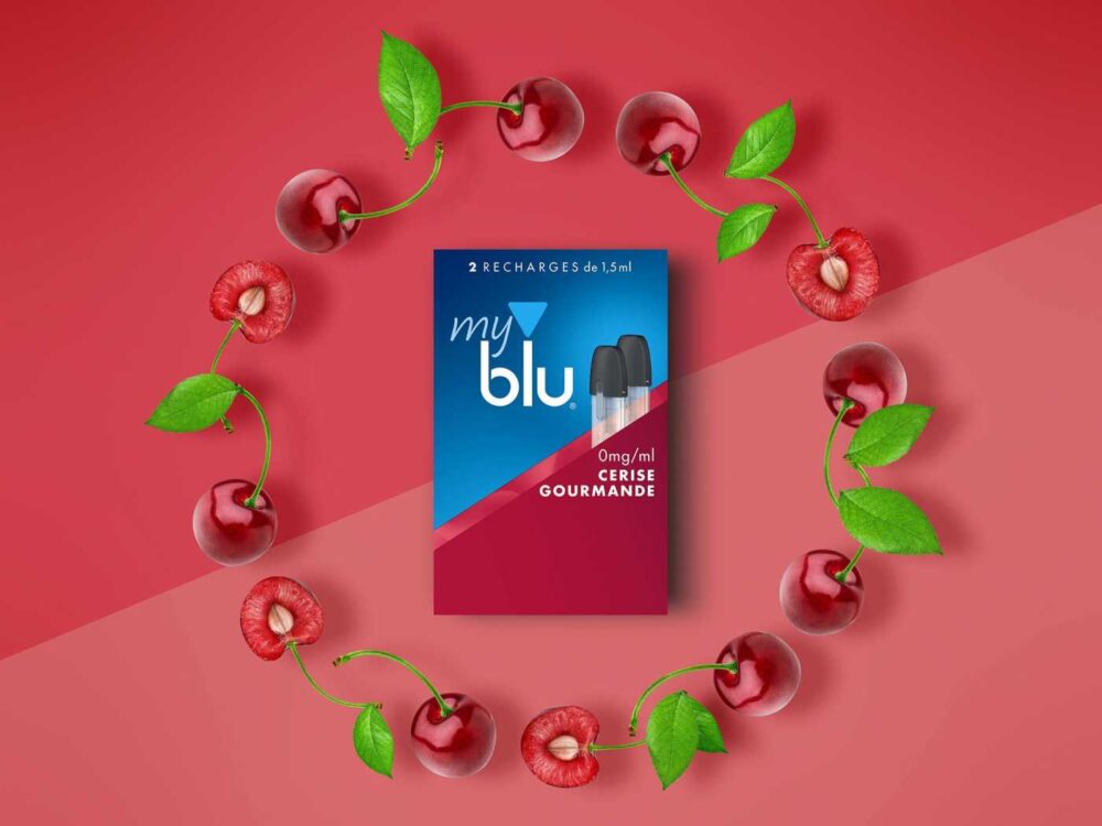 CAPSULES MYBLU CERISE GOURMANDE 0MG