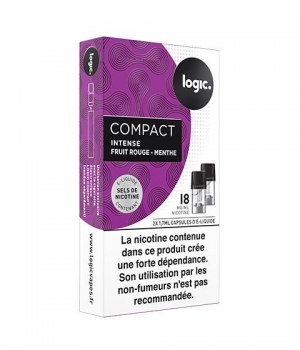 PODS LOGIC COMPACT 1,7ML FRUITS ROUGES MENTHE INTENSE