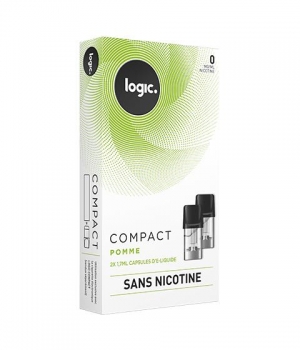 PODS LOGIC COMPACT 1,7ML POMME 0MG