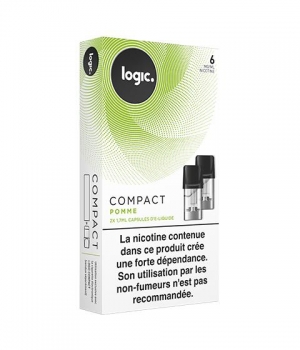 PODS LOGIC COMPACT 1,7ML POMME 6MG