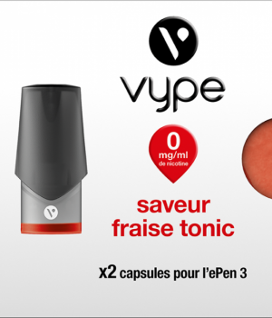 CAPSULES EPEN 3 SAVEUR FRAISE TONIC 0MG