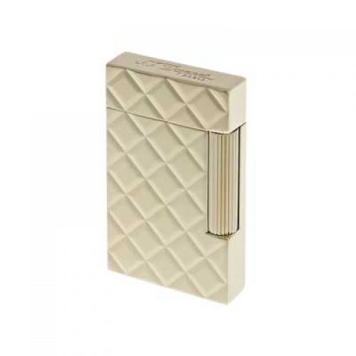 BRIQUET LIGNE 2 SLIM OR JAUNE MATELASSÉ