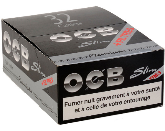 B. 32 CAHIERS 32F OCB SLIM + CARTON – Cave à cigares Aix en Provence