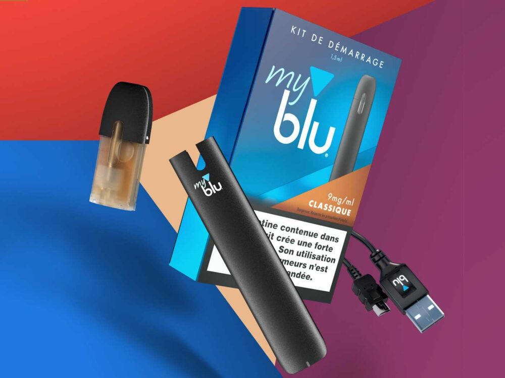 KIT DE DEMARRAGE E-CIGARETTE MYBLU