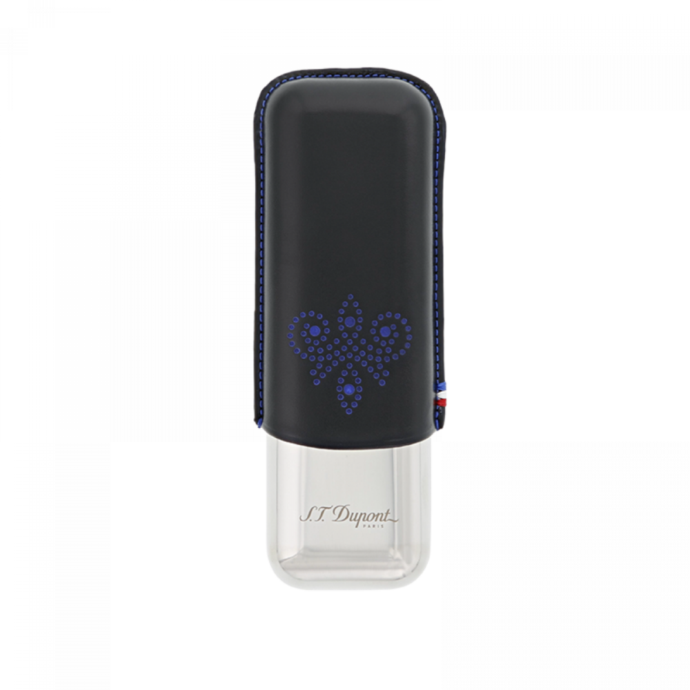 Etui Cigare S.T. Dupont 2 Cigares Metal Derby Noir