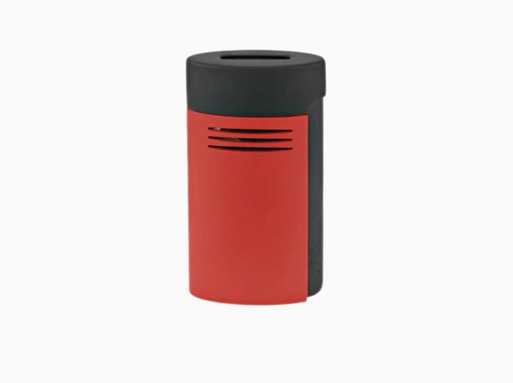 BRIQUET S.T. DUPONT MEGAJET NOIR ET ROUGE MAT