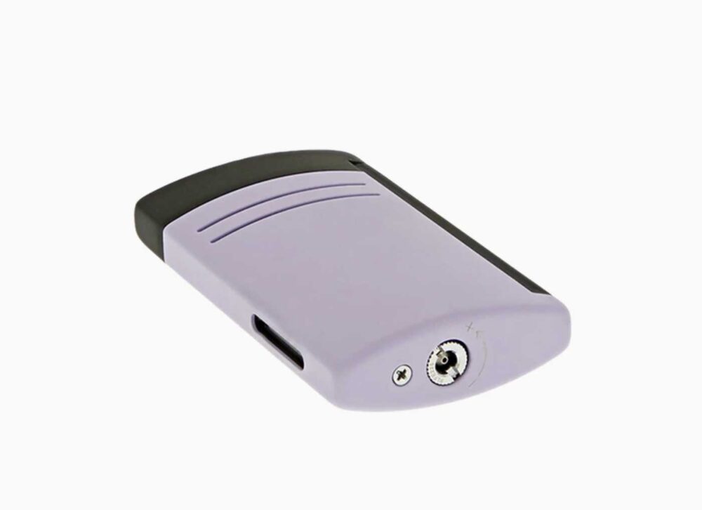 BRIQUET S.T. DUPONT MAXIJET NOIR MAT ET LILAS – Image 4
