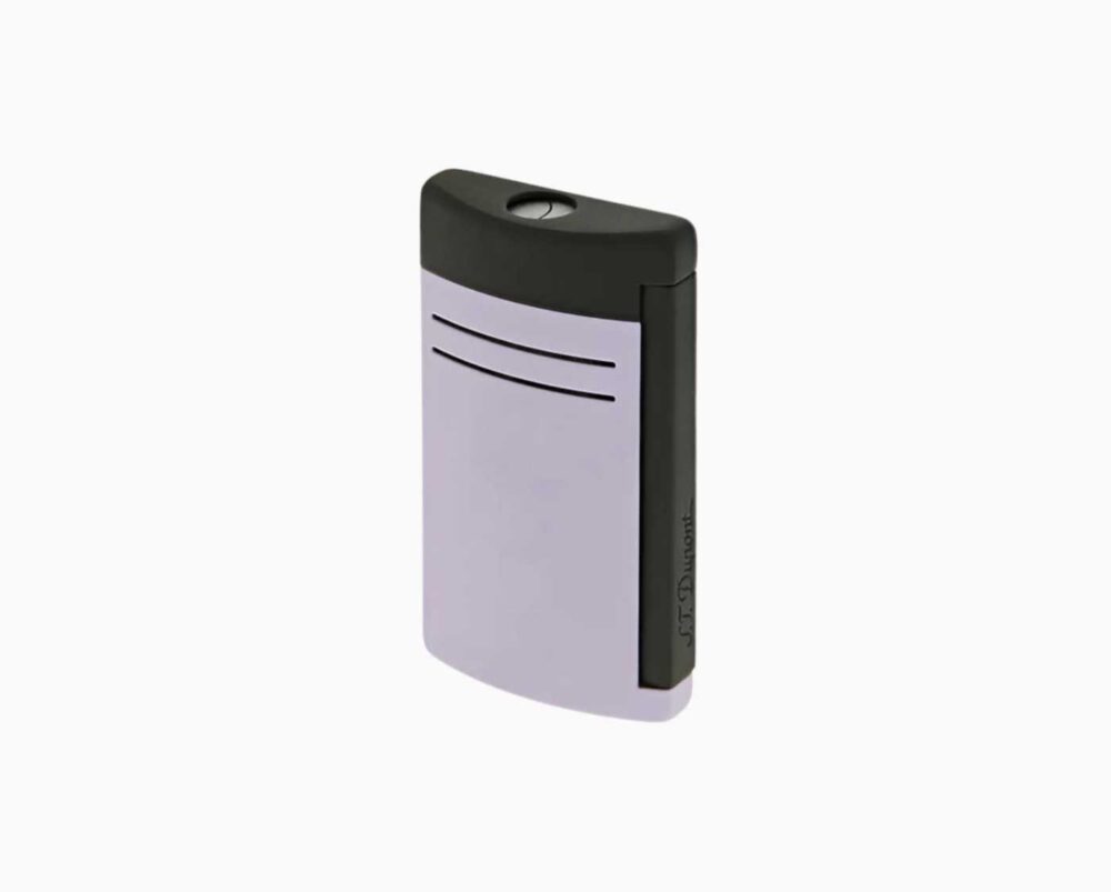 BRIQUET S.T. DUPONT MAXIJET NOIR MAT ET LILAS – Image 2