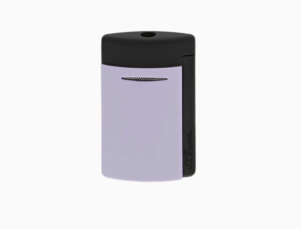 BRIQUET S.T. DUPONT NEW MINIJET NOIR MAT ET LILAS