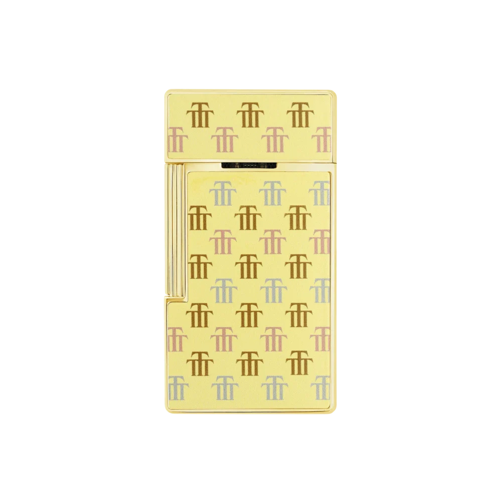BRIQUET ST DUPONT BIGGY CHROME TRINIDAD JAUNE – Image 2