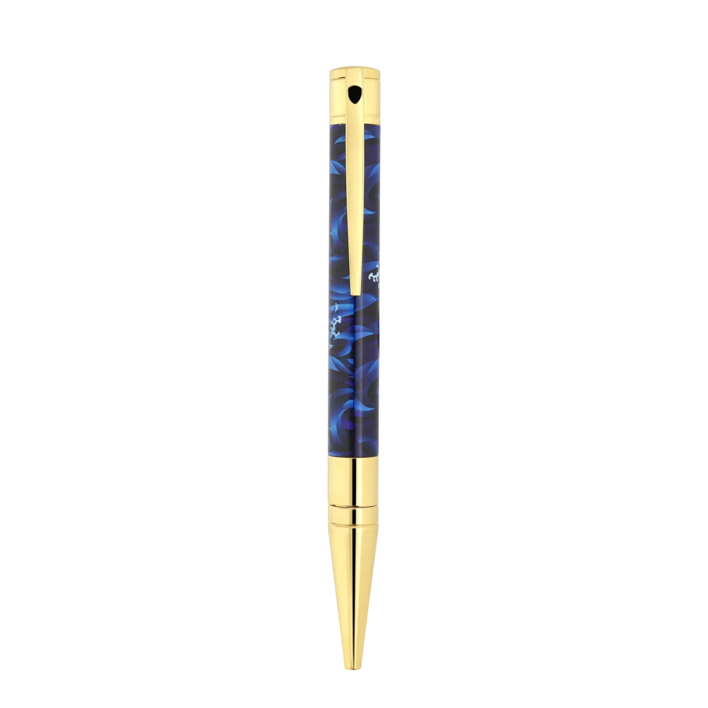 STYLO ST DUPONT D INITIAL BILLE KOI FISH BLEU KOI FISH – Image 2
