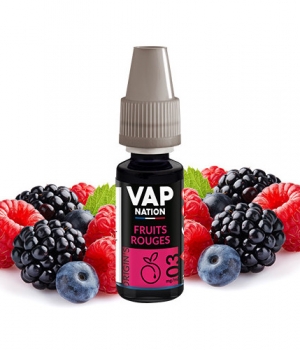 E-liquide Fruits Rouges – Pack de 3 – Vape Nation
