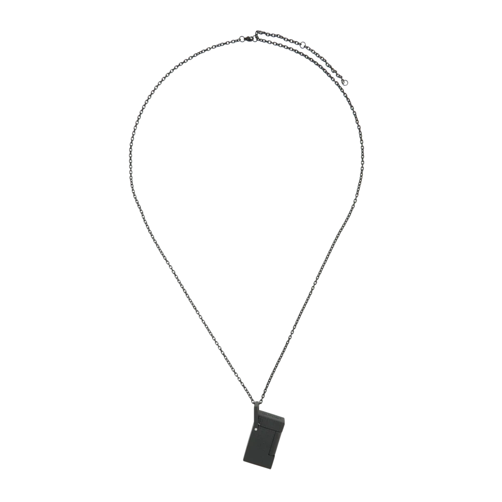 LIGHTER NECKLACE MAT NOIR – Image 3