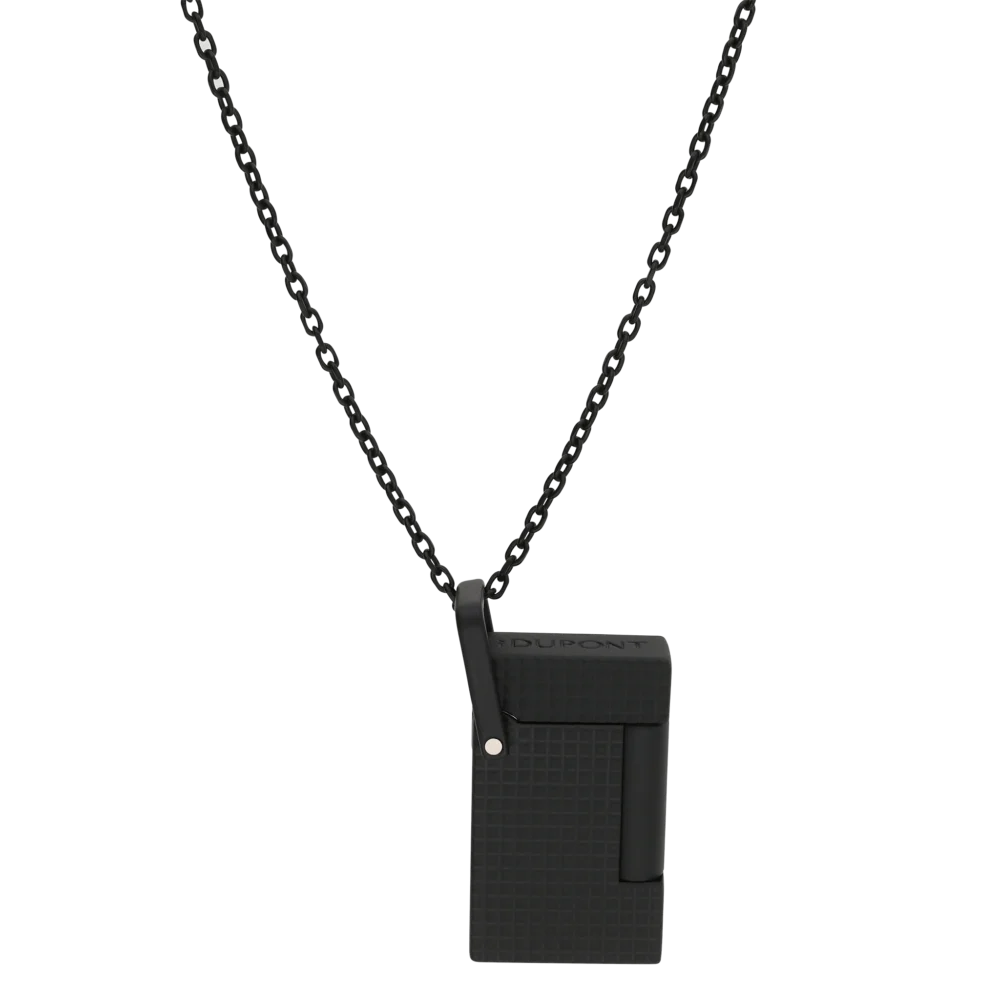 LIGHTER NECKLACE MAT NOIR – Image 4
