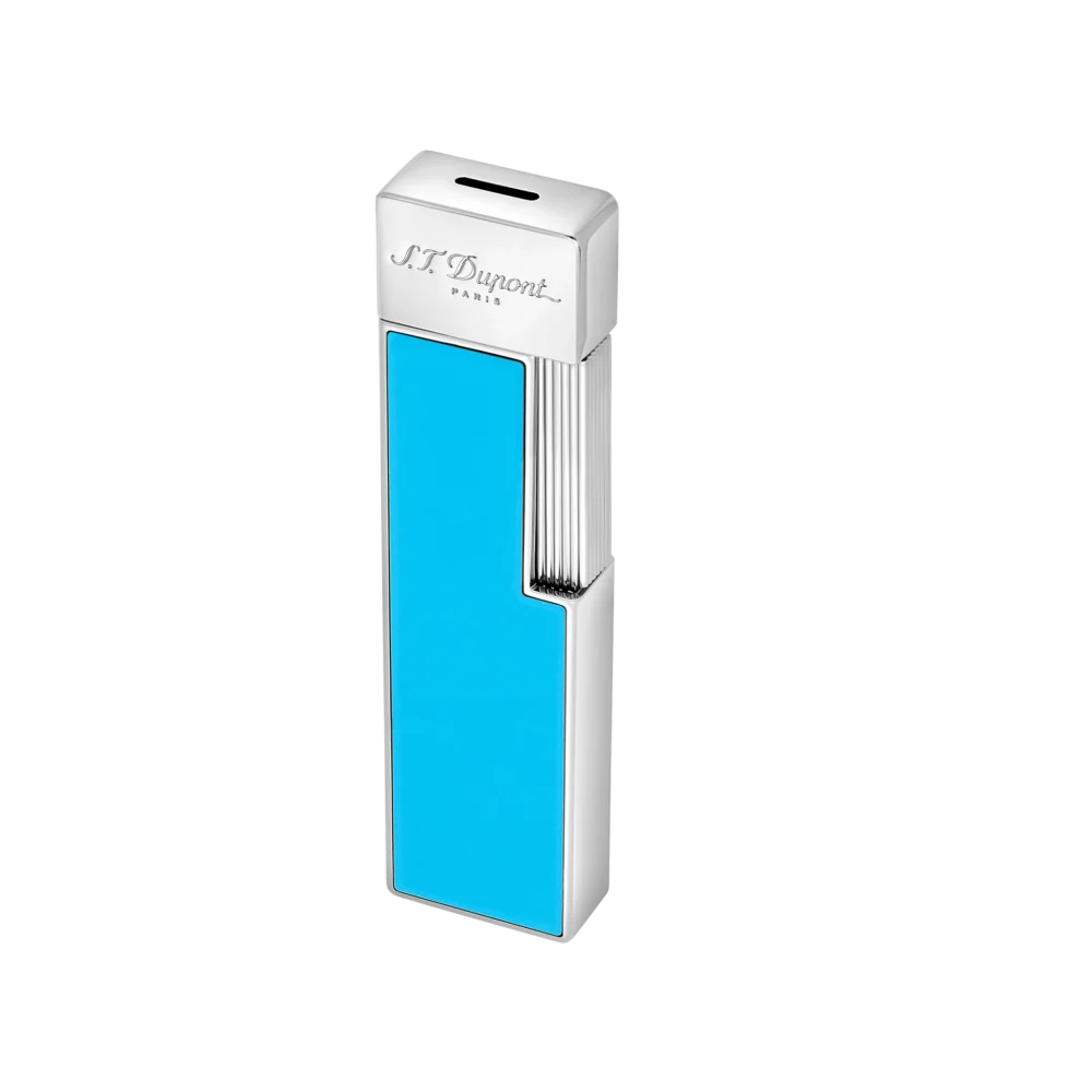 BRIQUET S.T. DUPONT TWIGGY LAQUÉ BLEU TURQUOISE