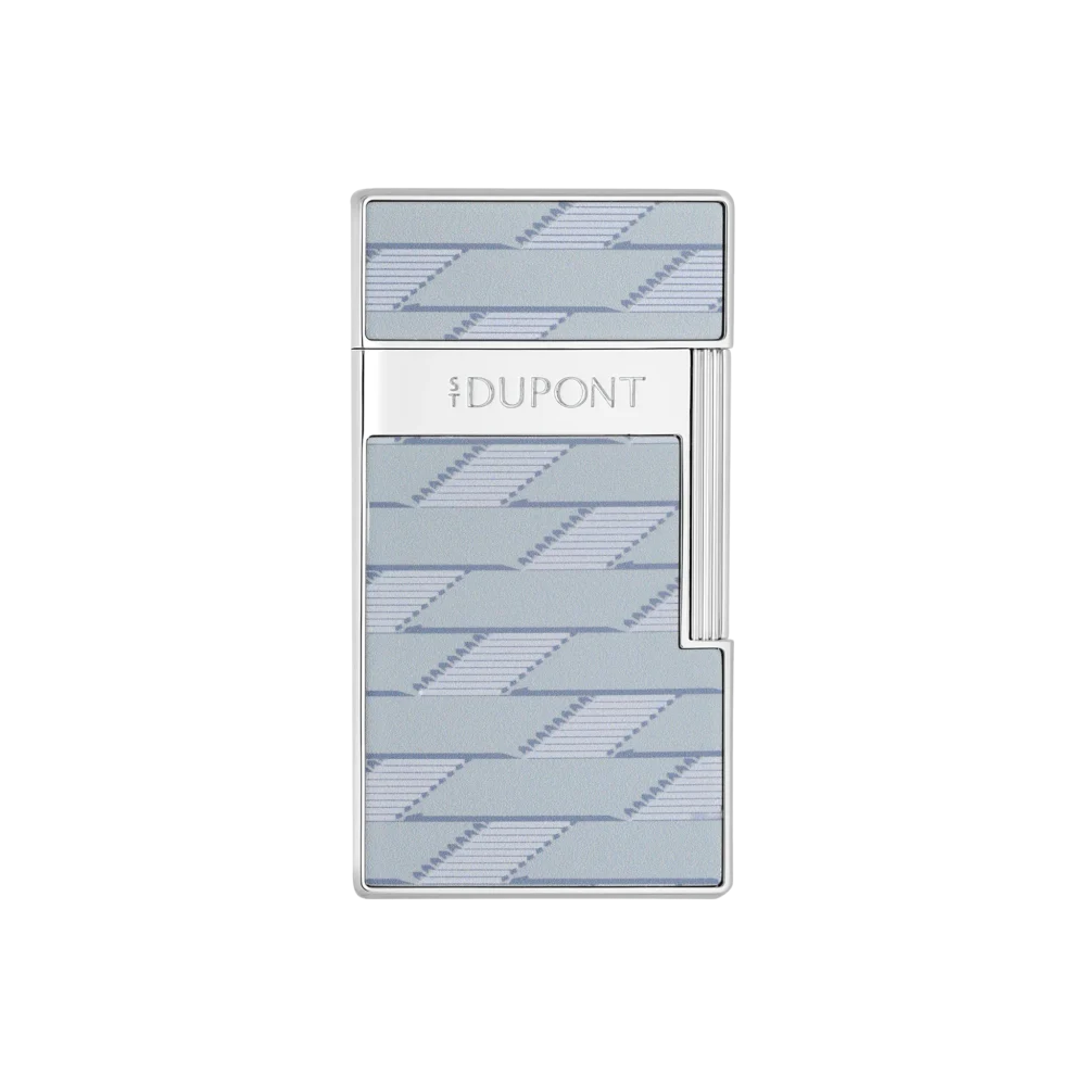 BRIQUET S.T. DUPONT BIGGY LAQUÉ MONOGRAM 1872  GRIS – Image 2