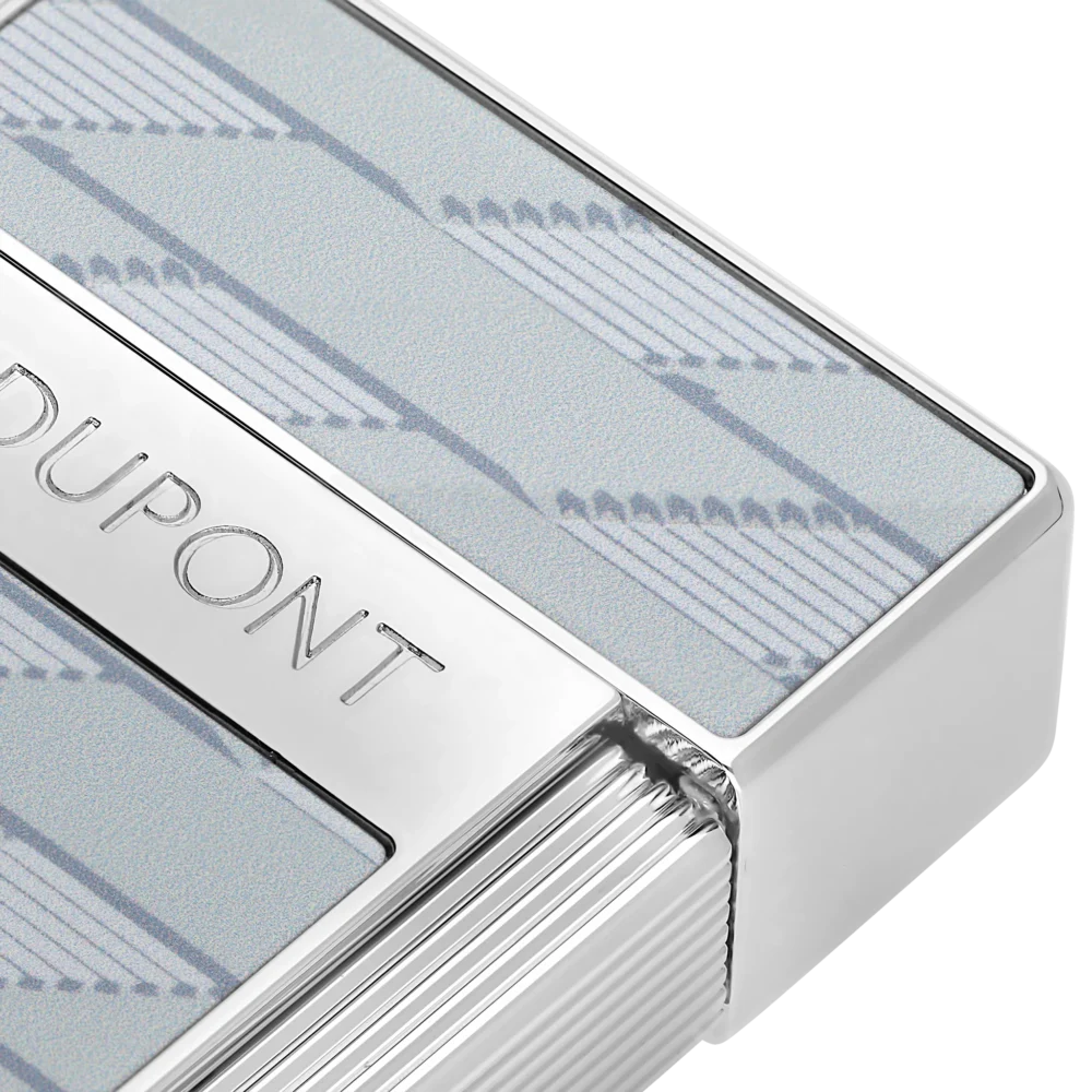 BRIQUET S.T. DUPONT BIGGY LAQUÉ MONOGRAM 1872  GRIS – Image 3