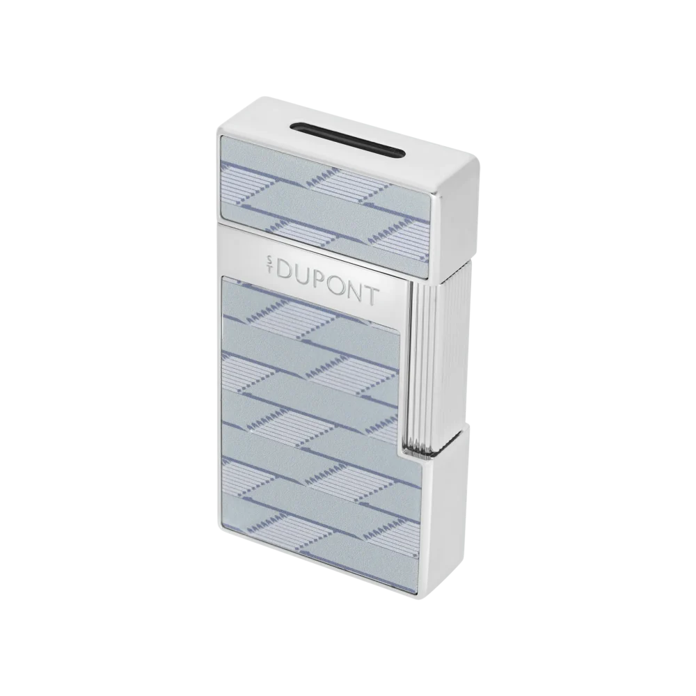 BRIQUET S.T. DUPONT BIGGY LAQUÉ MONOGRAM 1872  GRIS